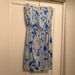 Lilly Pulitzer strapless dress size small
